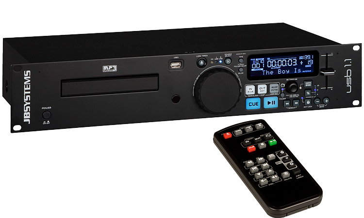 JB USB 1.1 Single CD & MP3 Player + USB Input :: Euro Baltronics - online for light and effects