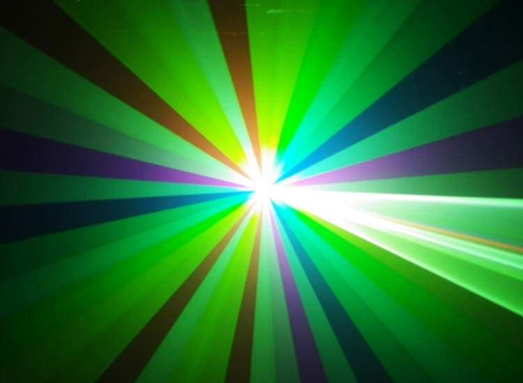 multicolor laser light